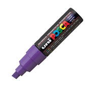 Uni Posca Pc-8K Acrylic Marker 8 mm Chisel Tip Purple
