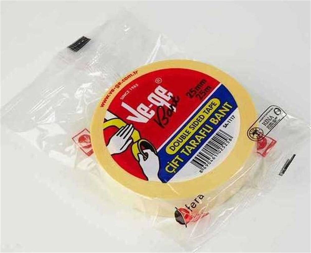 Vege Double Sided Tape 25X25 With Hanger