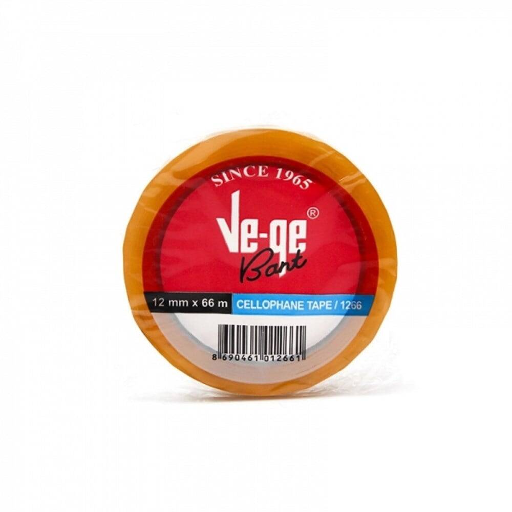 Vege Cellophane Transparent Tape 12*66 Mt