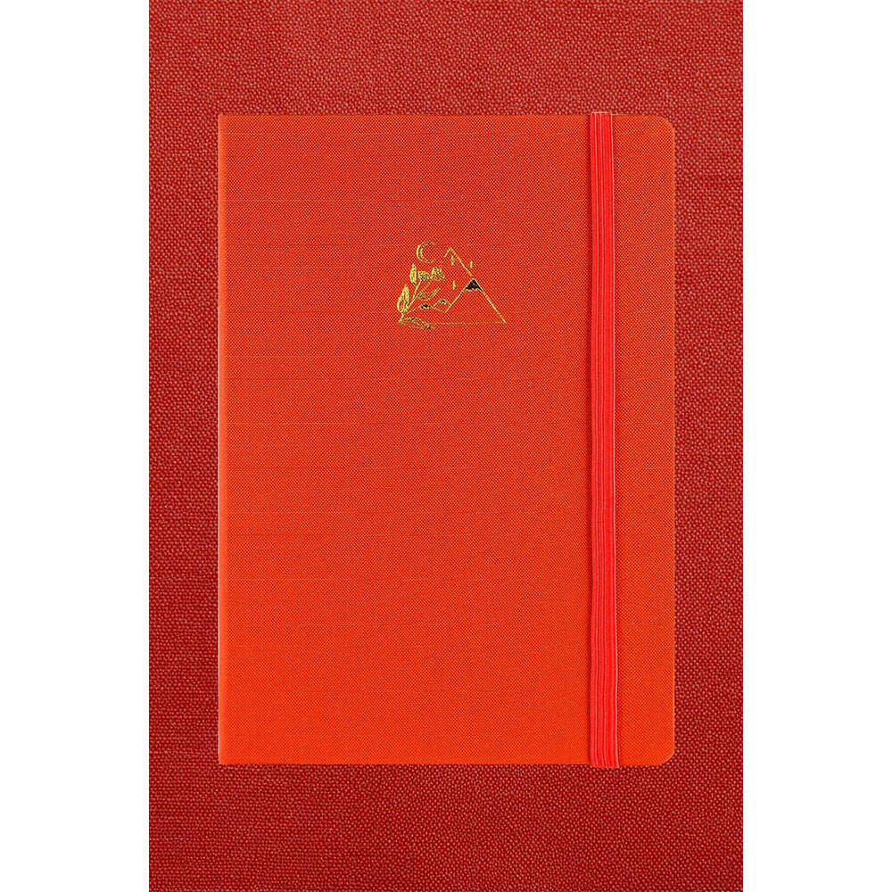 Victoria's Journals Bujo Kraft Çizgili Defter Keten 14.5x21 cm 150 gr 96 Yaprak Turuncu