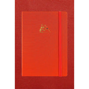 Victoria's Journals Bujo Kraft Çizgili Defter Keten 14.5x21 cm 150 gr 96 Yaprak Turuncu