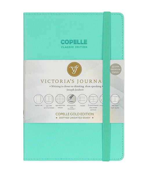Victoria's Journals Copelle Gold Bujo Noktalı Defter 14x21 cm 55 gr 152 Yaprak Mint