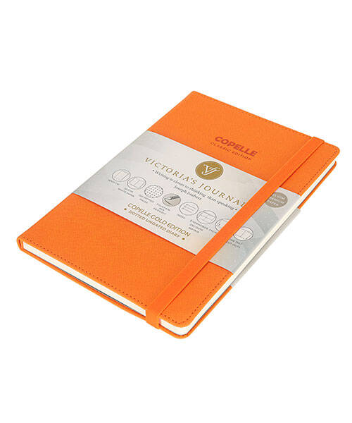 Victoria's Journals Copelle Gold Bujo Noktalı Defter 14x21 cm 55 gr 152 Yaprak Turuncu