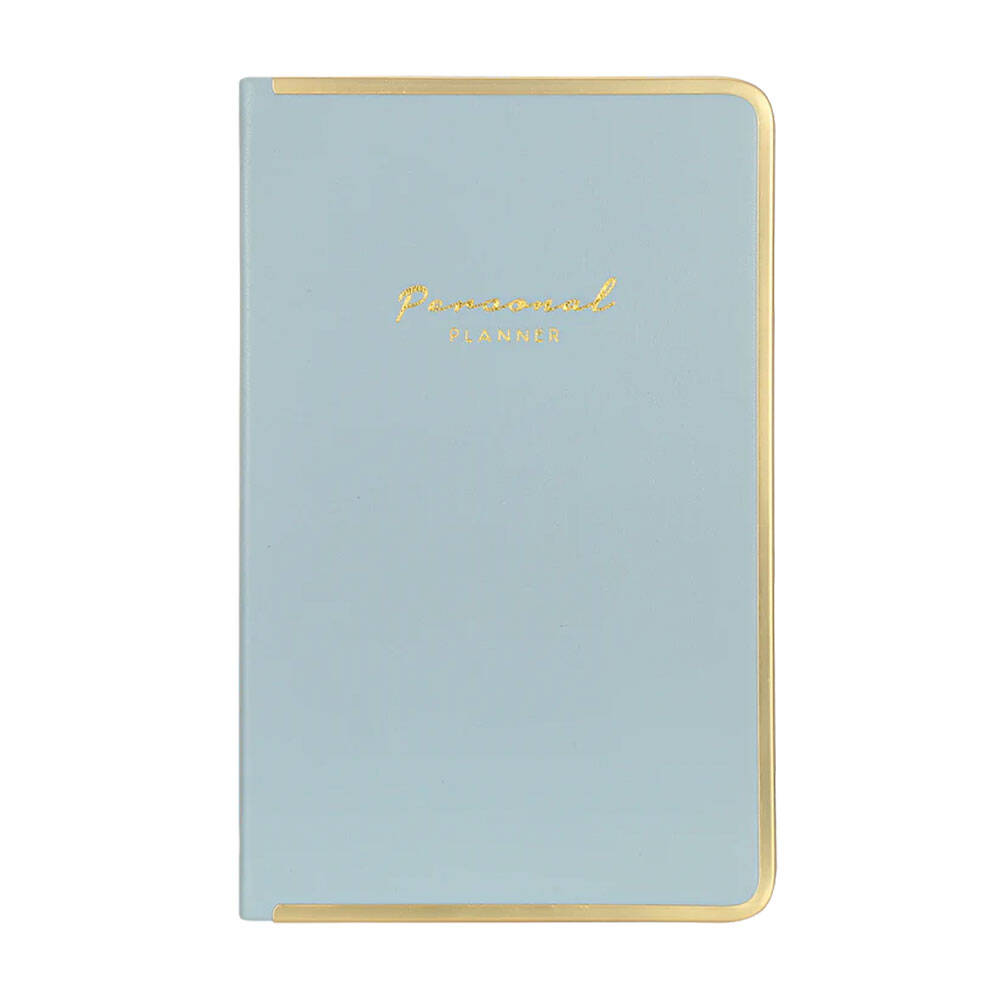 Victoria's Journals Monaco Süet Sert Kapak Çizgili Defter 13x21 cm 100 gr 96 Yaprak Mavi
