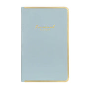 Victoria's Journals Monaco Süet Sert Kapak Çizgili Defter 13x21 cm 100 gr 96 Yaprak Mavi