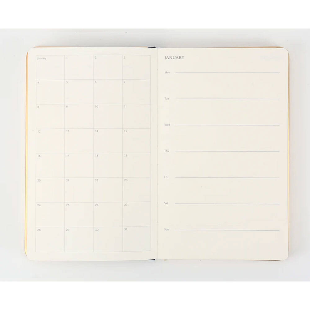 Victoria's Journals Monaco Süet Sert Kapak Çizgili Defter 13x21 cm 100 gr 96 Yaprak Siyah