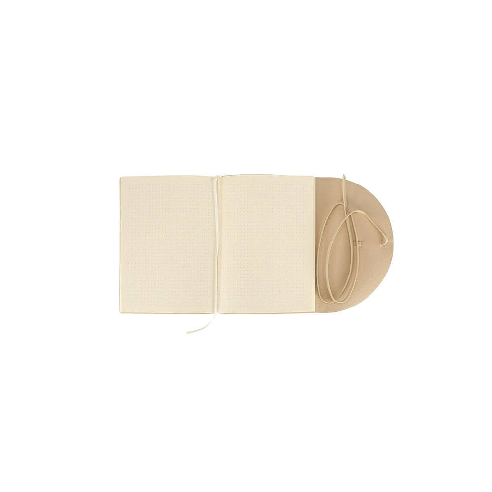 Victoria's Journals Pella Yumuşak Kapaklı Noktalı Defter A5 100 gr 96 Yaprak Bej