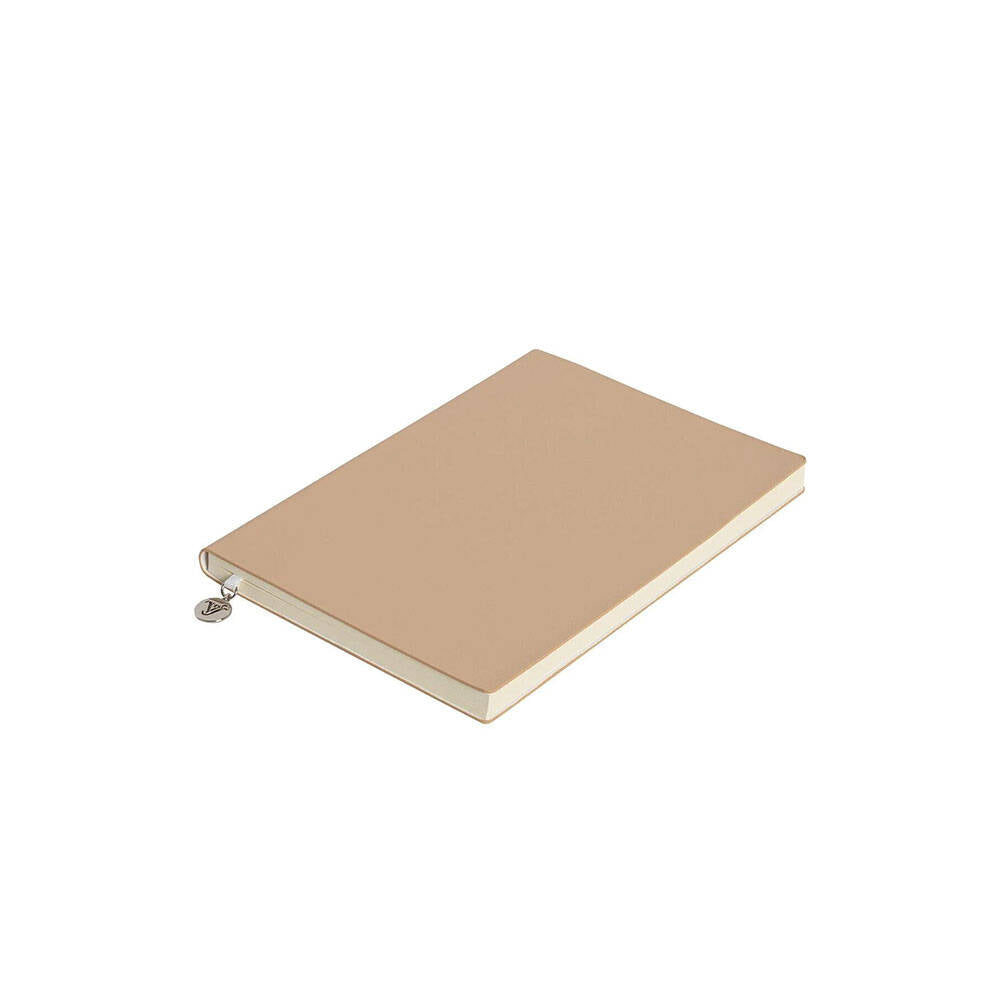 Victoria's Journals Smyth Classic Esnek Kapak Çizgili Defter A5 80 gr 96 Yaprak Bej