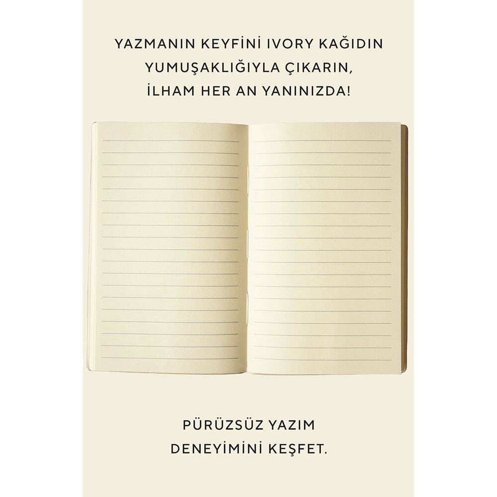 Victoria's Journals Softtons Esnek Kapak Çizgisiz Defter A6 80 gr 96 Yaprak Lila