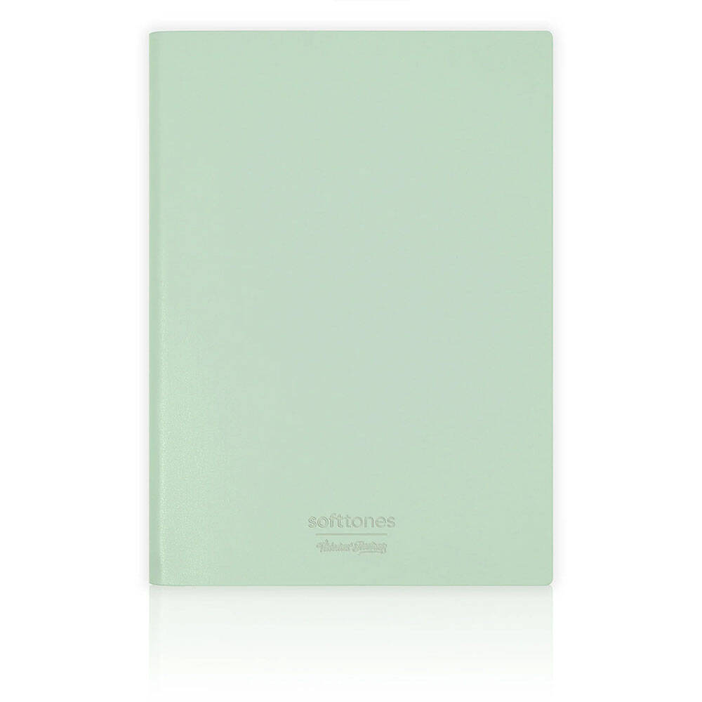 Victoria's Journals Softtons Esnek Kapak Çizgisiz Defter B5 80 gr 128 Yaprak Yeşil