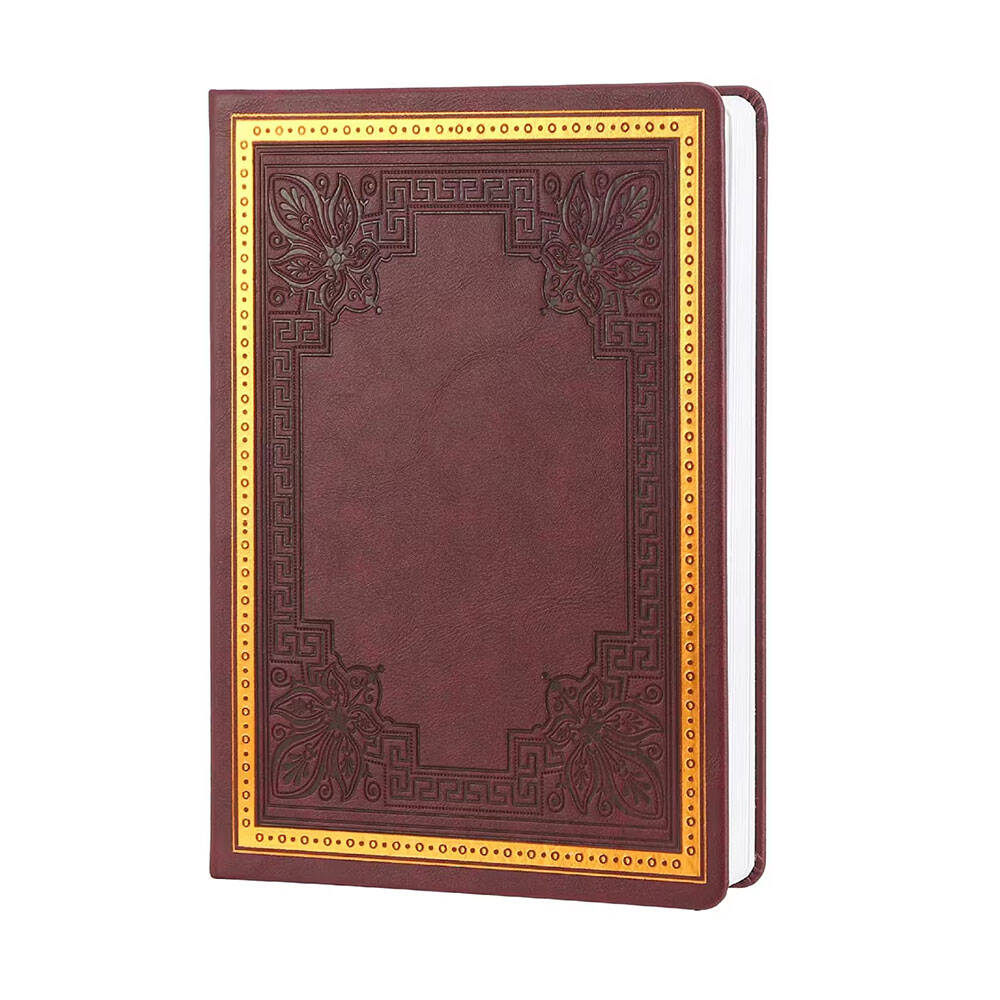 Victoria's Journals Vintage Old Book 14.5x20.5 cm 110 gr 160 Yaprak Bordo