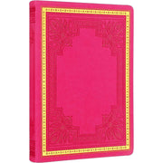 Victoria's Journals Vintage Old Book Çizgili 14x20 cm 80 gr 160 Yaprak Fuşya