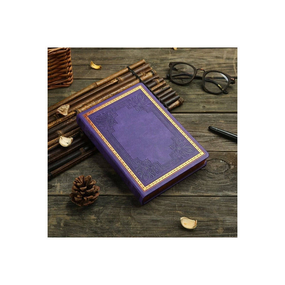 Victoria's Journals Vintage Old Book Çizgili 14x20 cm 80 gr 160 Yaprak Mor