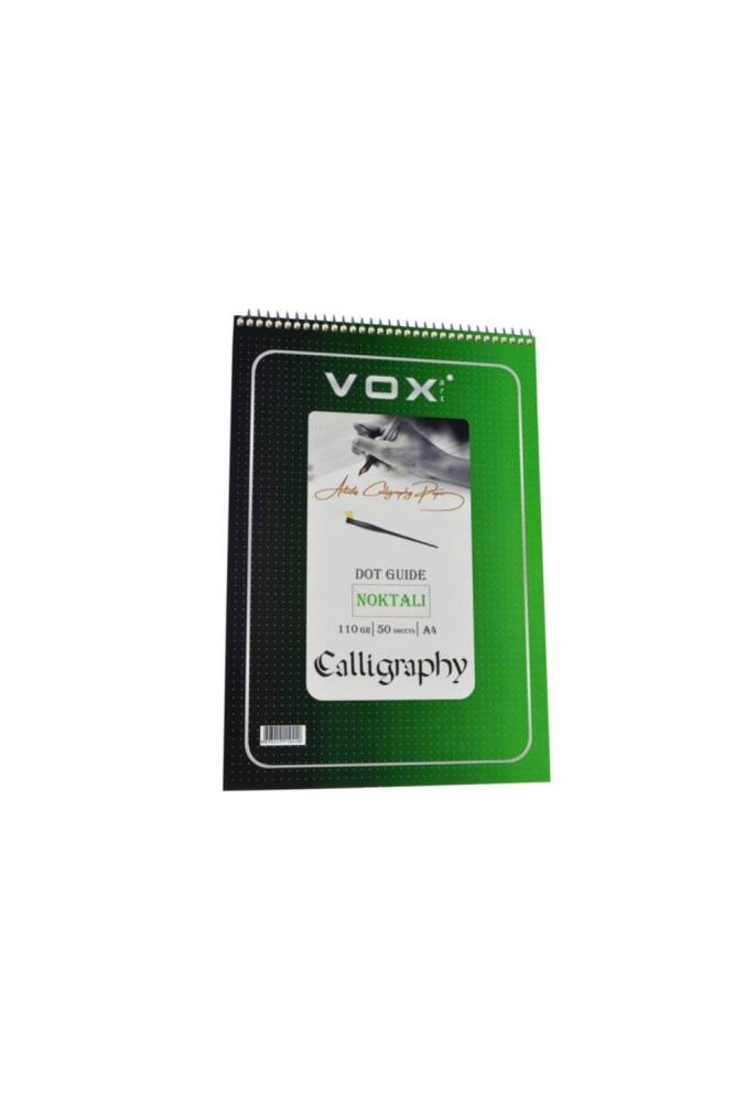 Vox Dot - Dotted Calligraphy Notebook 110 gr A4 50 Pages
