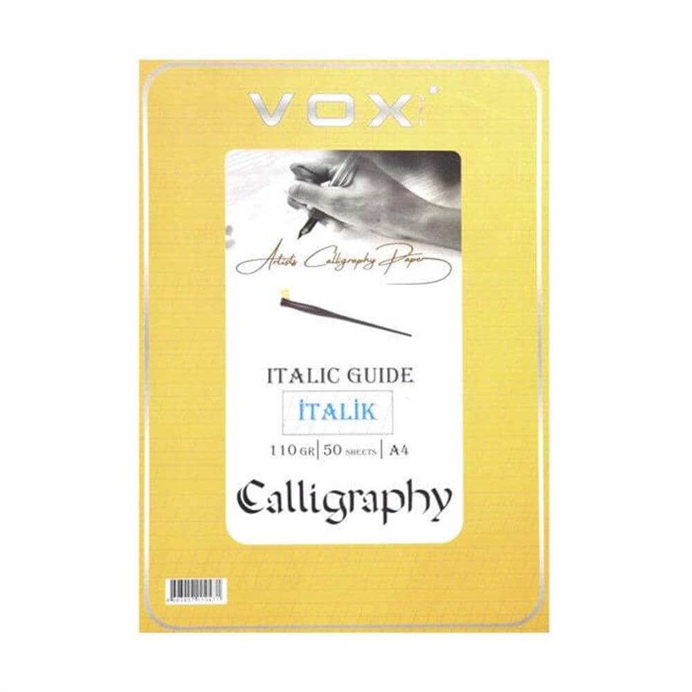 Vox Italic Calligraphy Notebook 110gsm A4 50 Pages