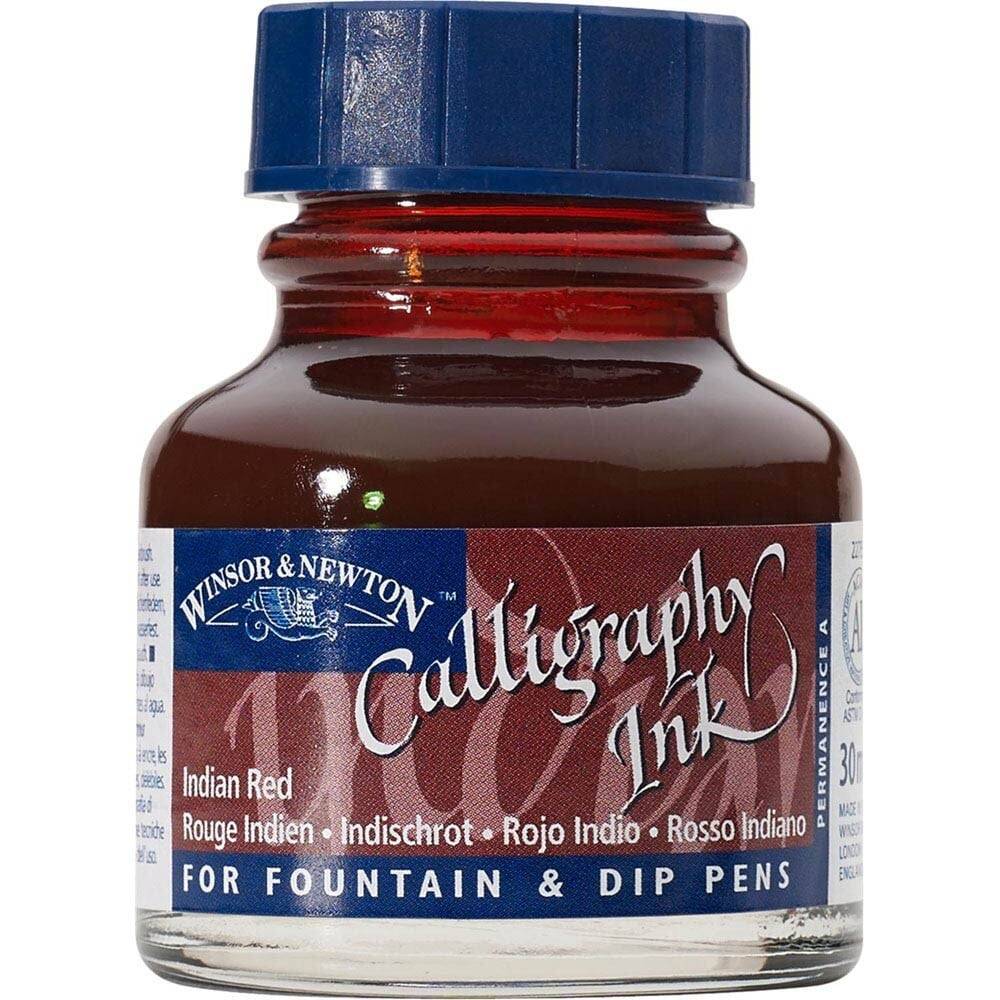 Winsor & Newton Calligraphy Ink. 30 ml Indian Red 317