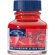 Winsor & Newton Calligraphy Ink. 30 ml Scarlet 601