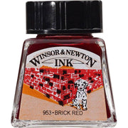 Winsor & Newton Drawing Ink 14ml Brick Red