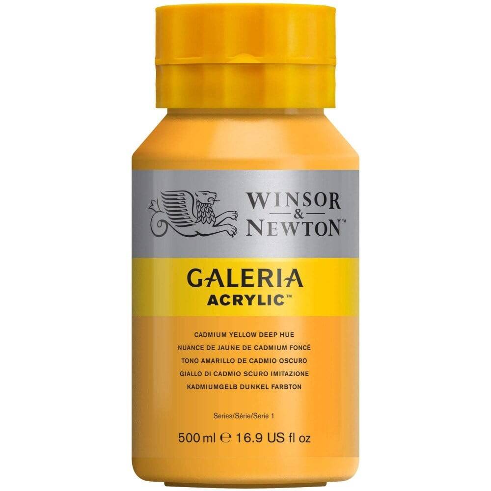 Winsor Newton Galeria Akrilik Boya 500 ml Cadmium Yellow Deep 115