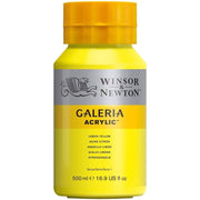 Winsor & Newton Galeria Acrylic Paint 500 ml Lemon Yellow Hue 346