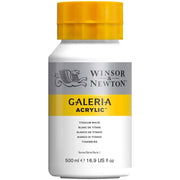 Winsor Newton Galeria Acrylic Paint 500 ml TITANIUM WHITE 644