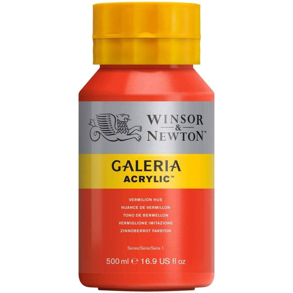 Winsor Newton Galeria Akrilik Boya 500 ml Vermilion Hue 682