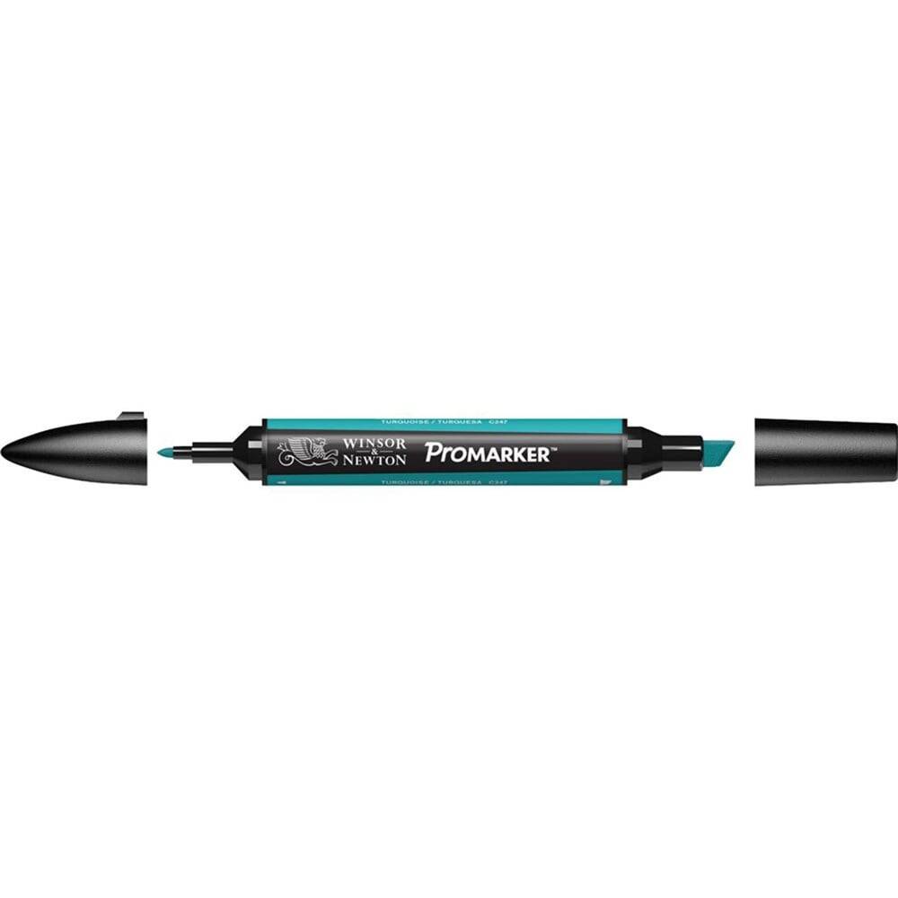 Winsor & Newton Promarker Grafik Kalemi 654 Turquoise C247