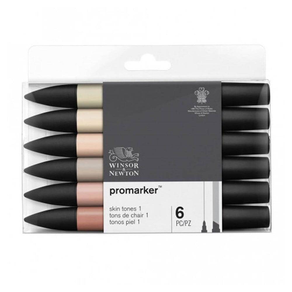 Winsor & Newton Promarker Skin Colours 6 Colours