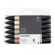 Winsor & Newton Promarker Ten Renkleri 6 Renk
