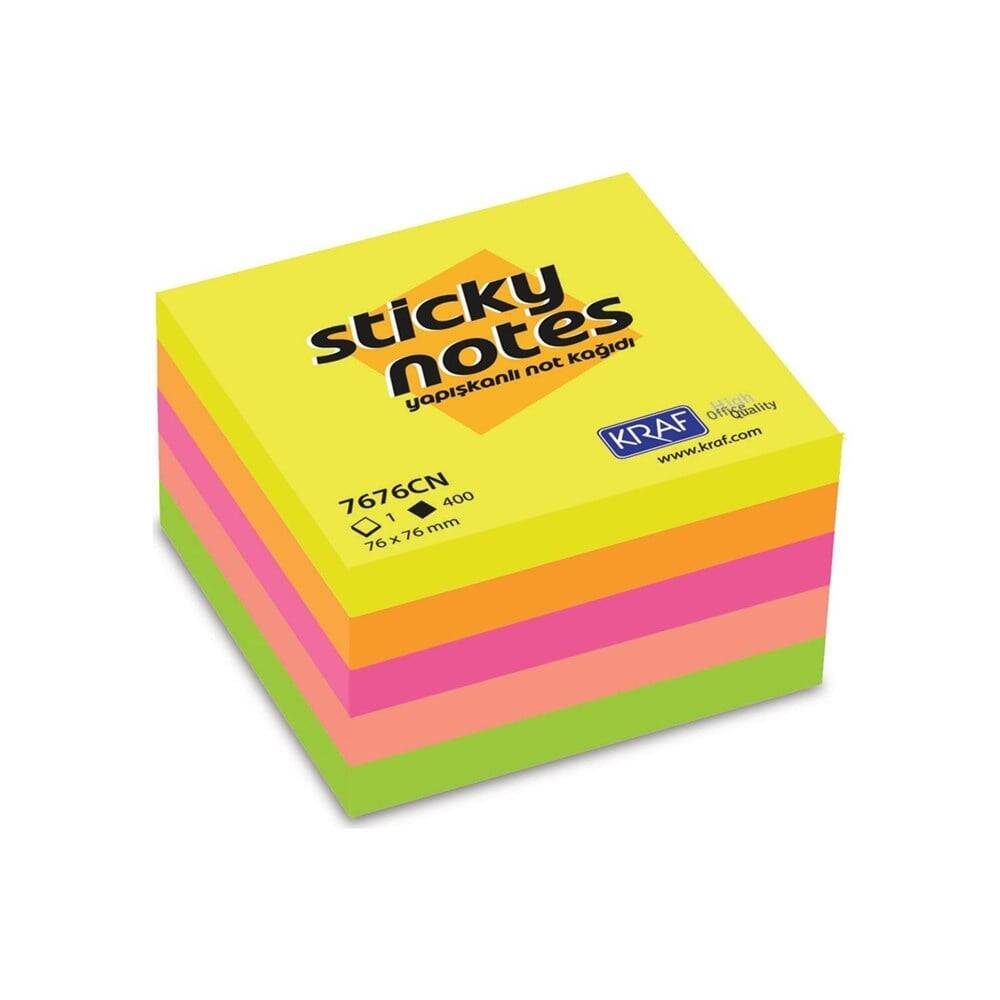 Sticky Note 76X76N Neon