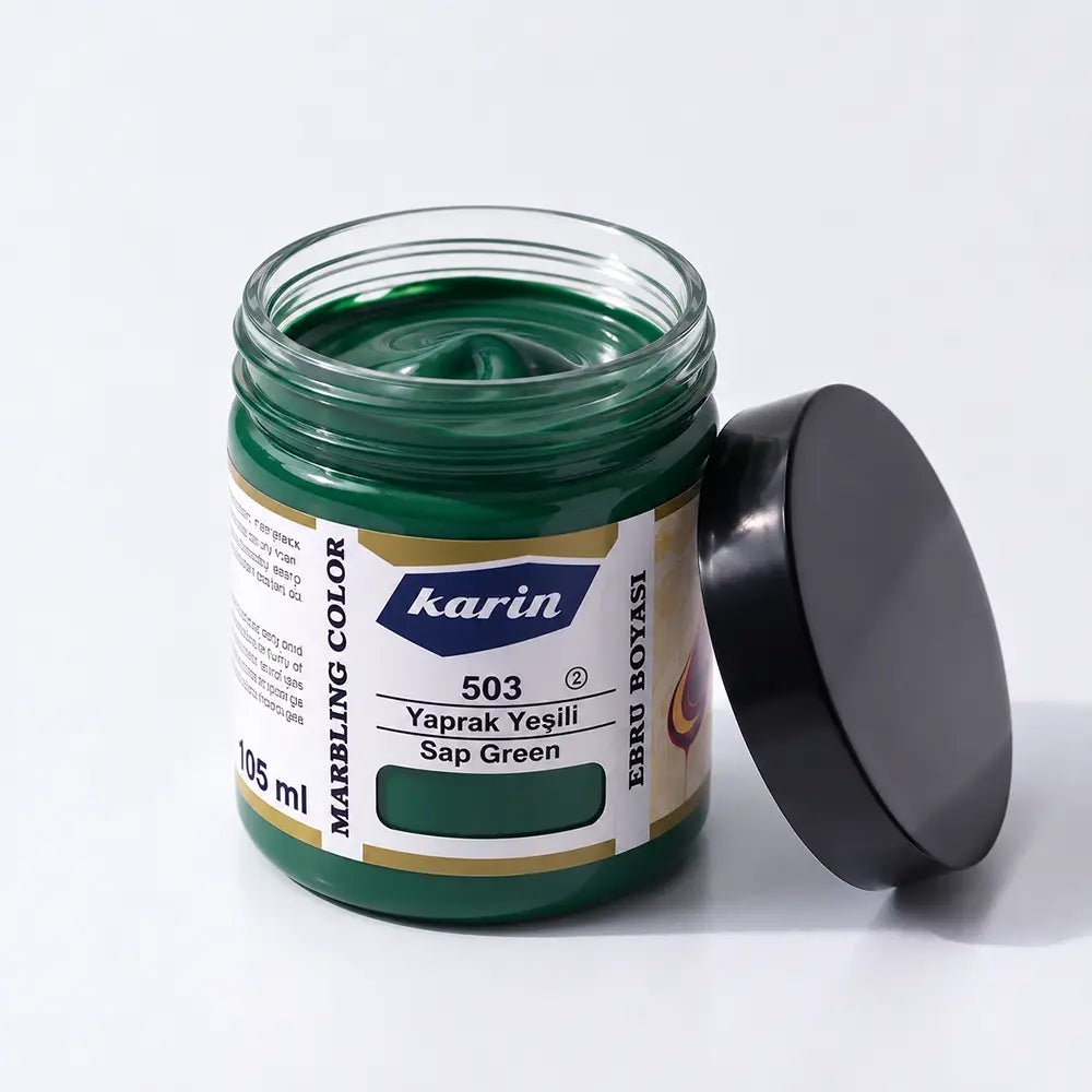 Karin Ebru Boyası 501 Pigment Yeşil 105 ml