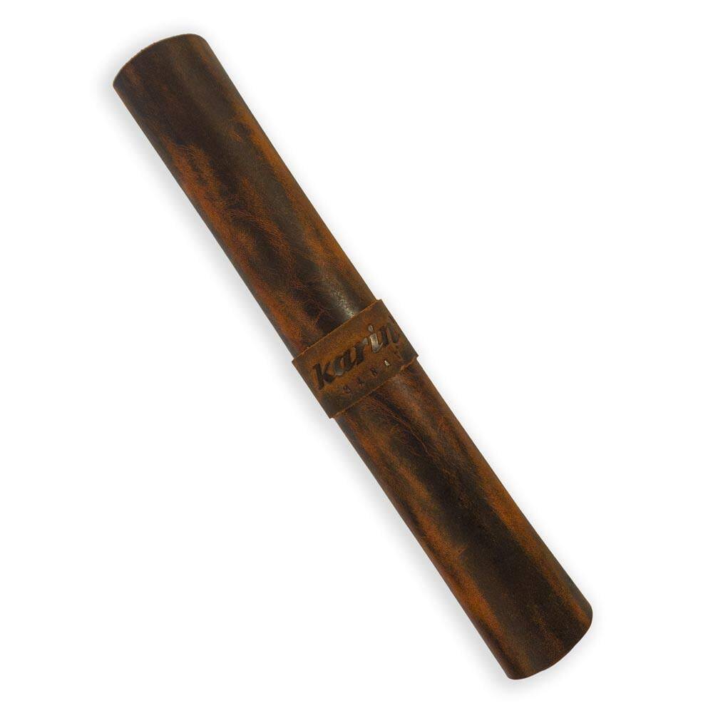 Writing Pad Crazy Leather 30x40 Dark Brown