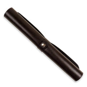 Writing Pad Roll Imitation Leather Dark Brown 30x40 cm