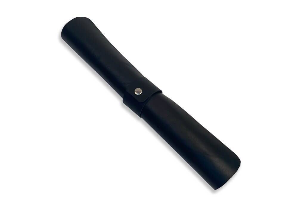 Writing Pad Roll Artificial Leather Black 30x40 cm