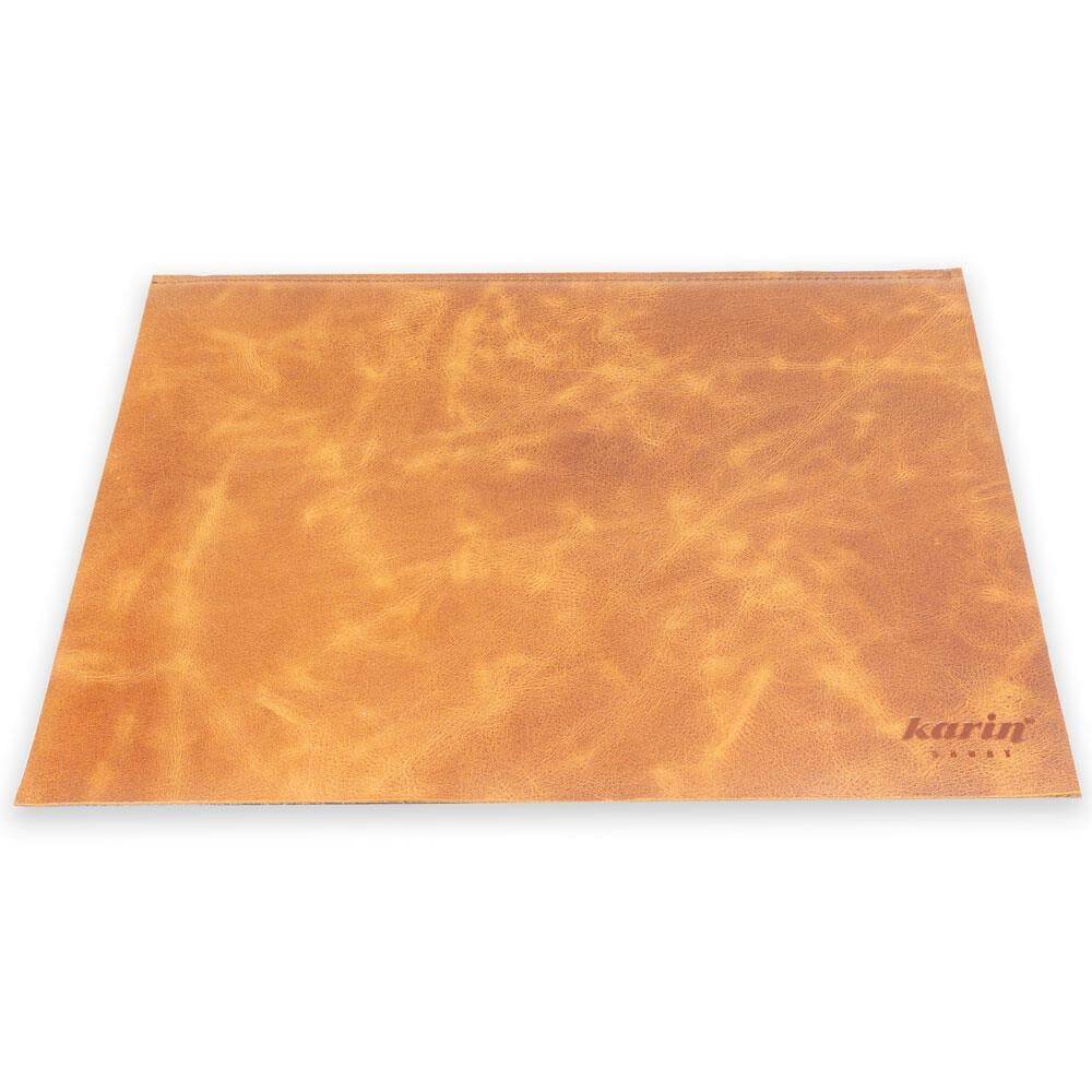 Yazı Altlığı Sert Kapaklı Crazy Deri 30x40 Taba