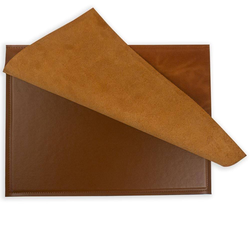 Writing Pad Hard Cover Crazy Leather 30x40 Tan
