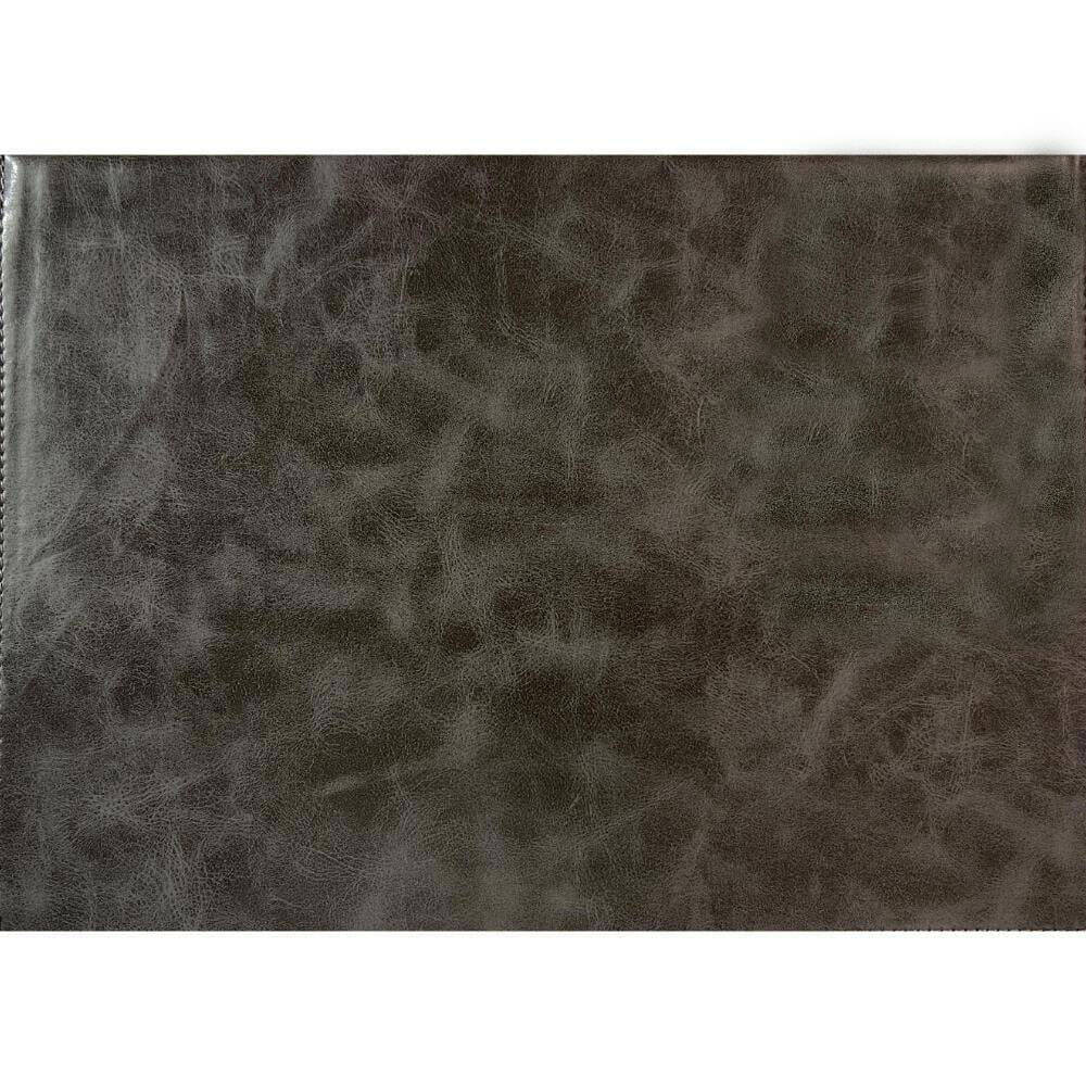 Writing Pad with Imitation Leather Insert, Gray
