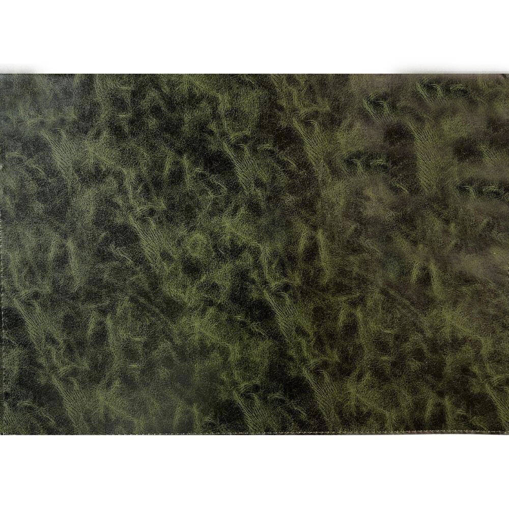 Writing Pad with Imitation Leather Insert, Khaki Green