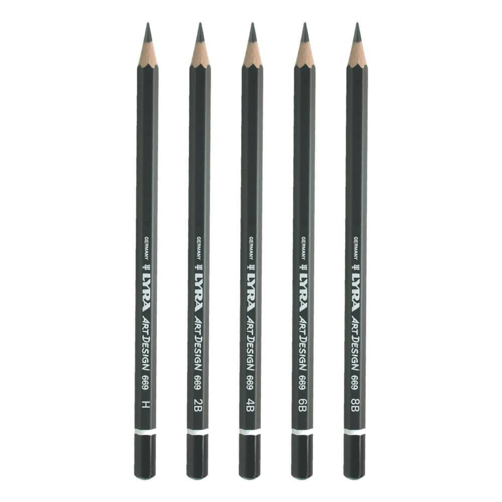 Drawing Sketch Set for Beginners A3 Lyra Graduated Pencil