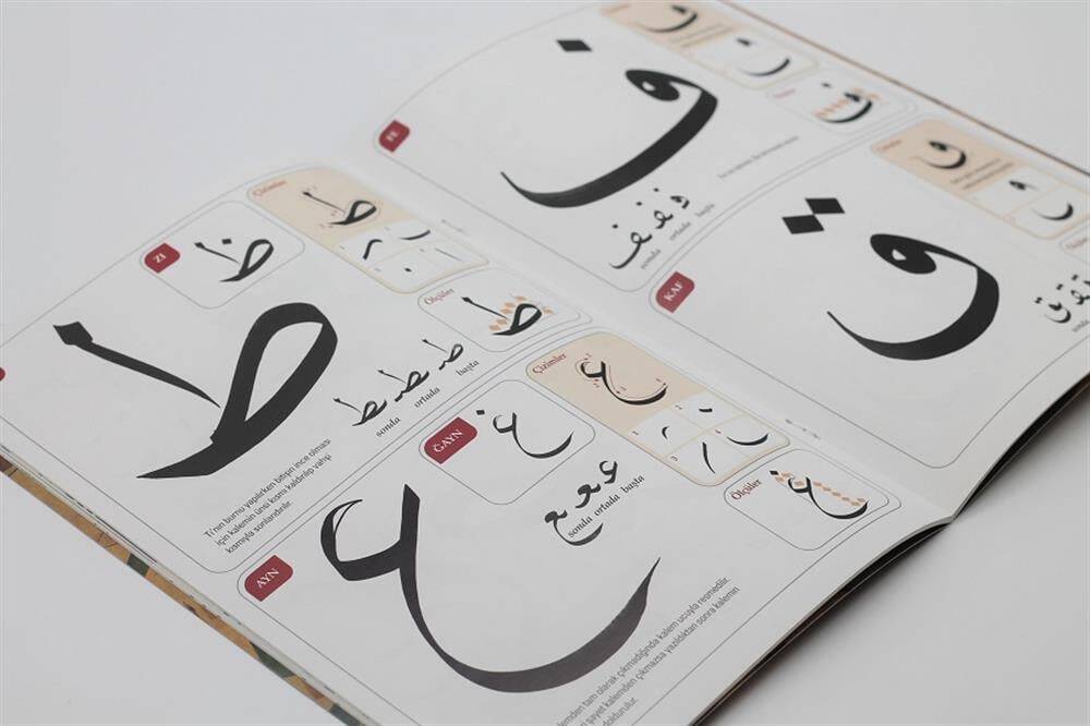 Calligraphy for Beginners Neskh Writing Method Ö.F.Dere