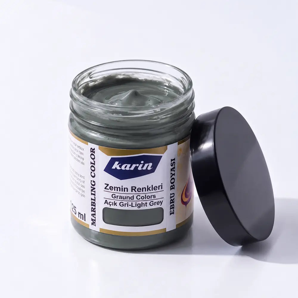 Karin Marbling Paint 901 Ground Colors - Light Gray 105 ml
