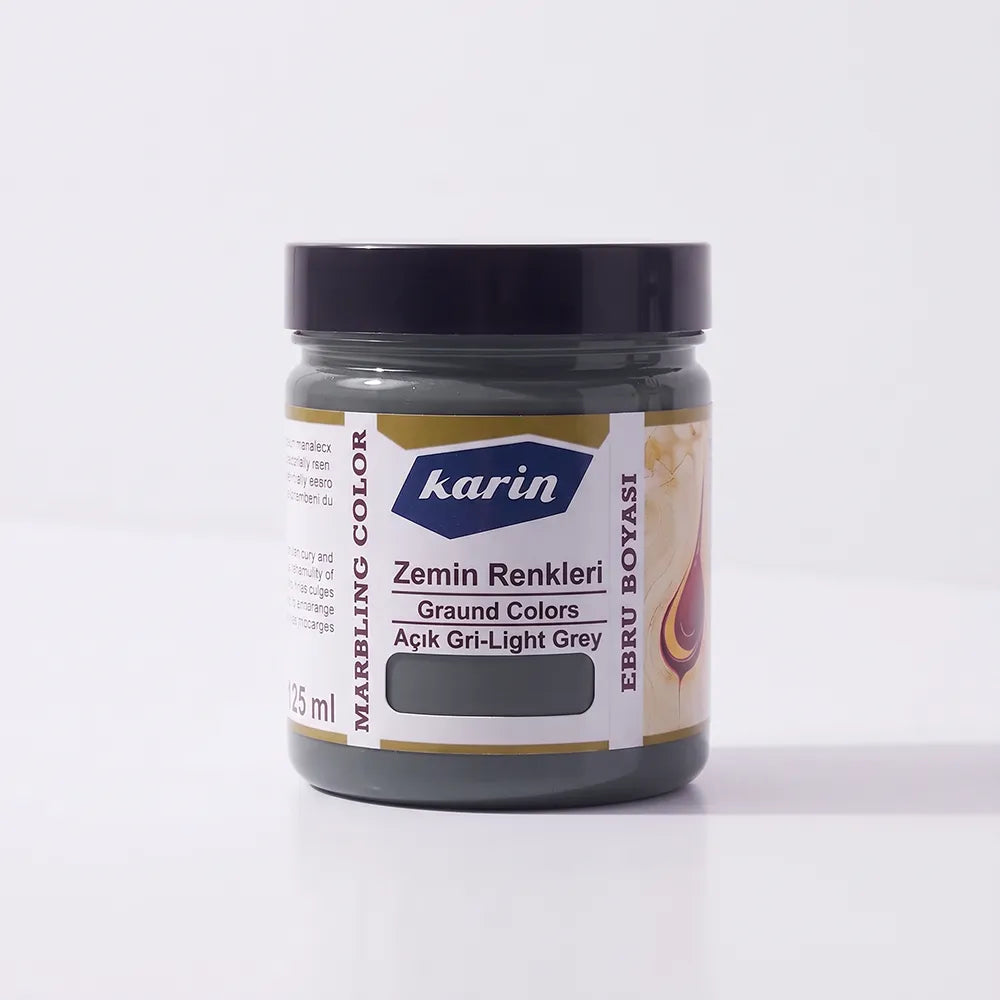 Karin Marbling Paint 901 Ground Colors - Light Gray 105 ml