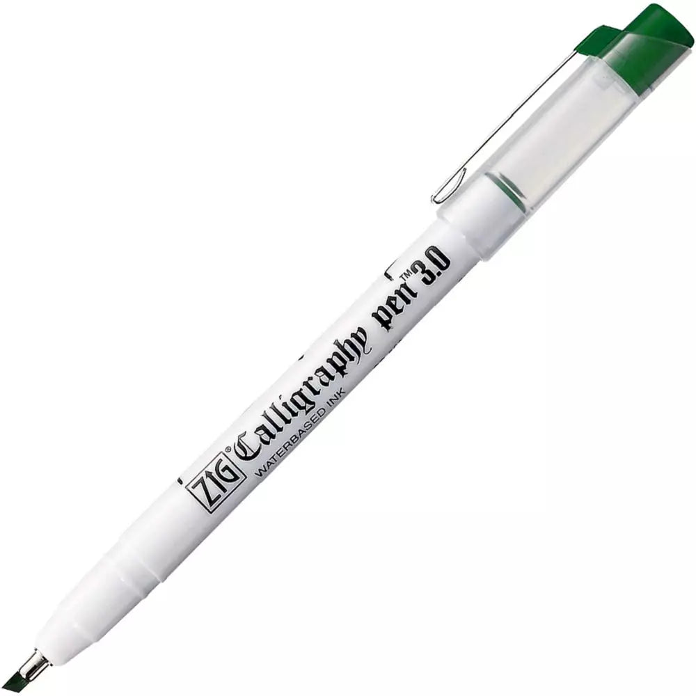Zig Calligraphy Pen Kaligrafi Kalemi 3.0 mm Yeşil PC-300