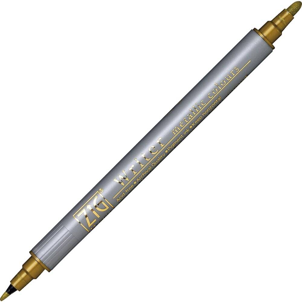 Zig Double-Ended Gilded Invitation Pen 101 Metallic Gold