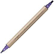 Zig Çift Uçlu Yaldızlı Kaligrafi Kalemi 2 mm - 3.5 mm 124 Metallic Violet
