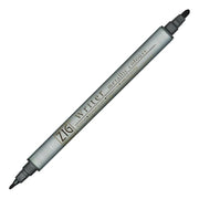 Zig Double-Ended Gilded Invitation and Calligraphy Pen MS-8000 Black 127