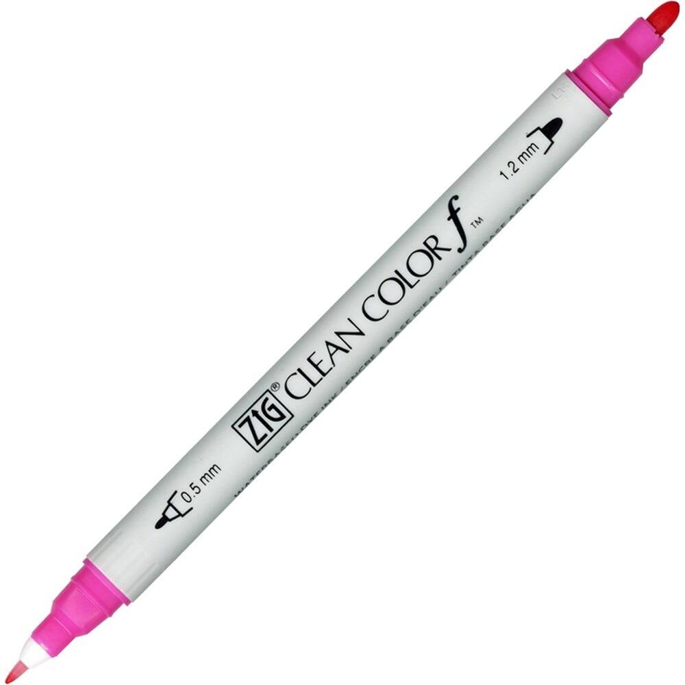 Zig Clean Color F Double-Ended Marker Pen 025 Pink