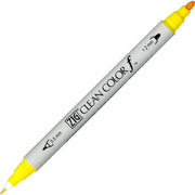 Zig Clean Color F Çift Uçlu Marker Kalem 050 Yellow