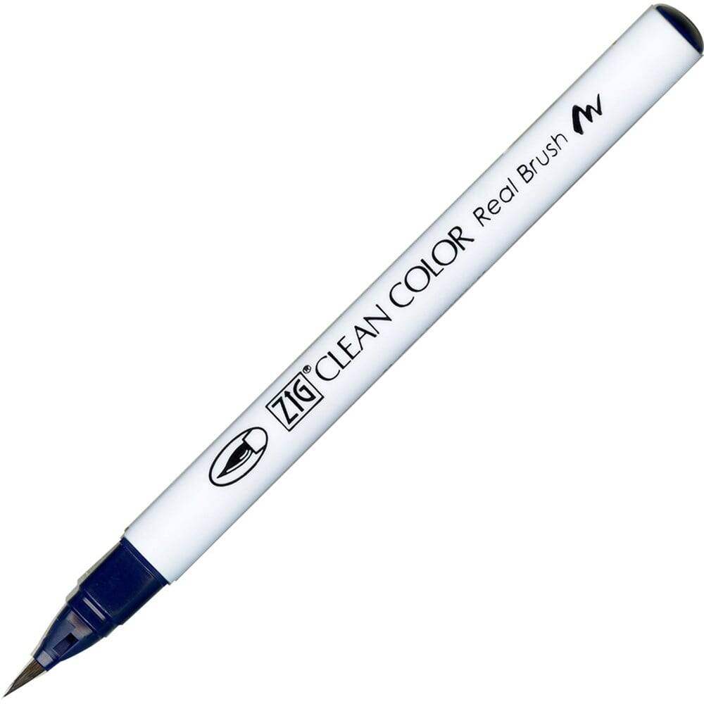 Zig Clean Color Real Brush Marker Pen 035 Deep Blue