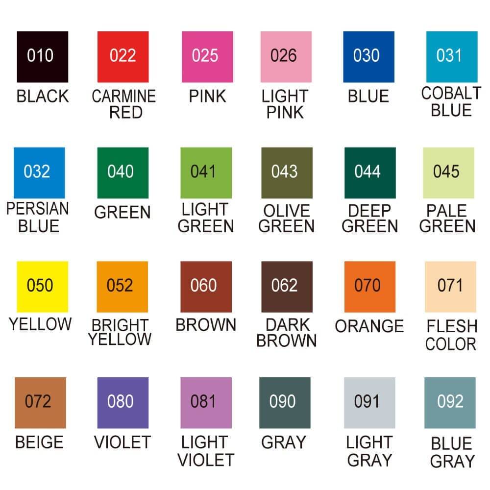 Zig Clean Color Real Brush Fırça Uçlu Marker Kalem Set 24 'Lü